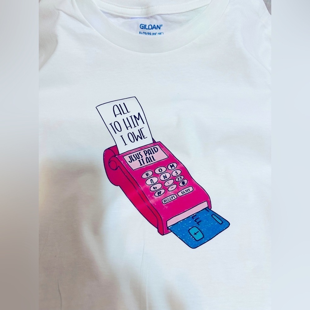 New XL All To Him I Owe Shirt